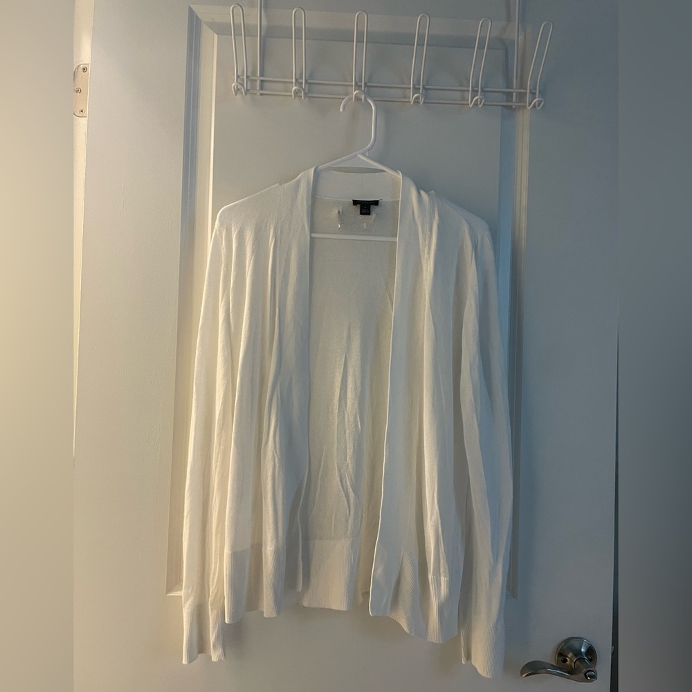 Ann Taylor Cardigan | White